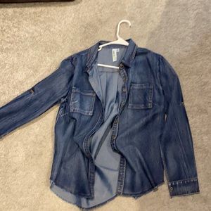 NWOT Boutique button down short